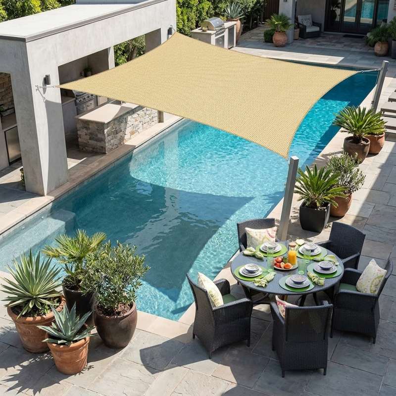 Сонцезахисні навіси HDPE Shade Sail Home Сонцезахисні навіси HDPE Shade Sail Home